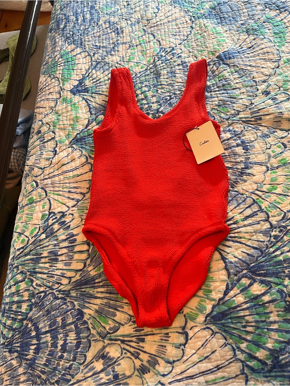 NWT Cadets Cabana Crinkled One-Piece Swim
